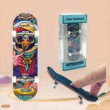 (1) Fingerboard 5-Layer Maple Double Kick Finger Skateboard DIY Kids Sport Toy 29*99