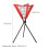 Dreieckige Ballnetztasche tragbar Baseball 7