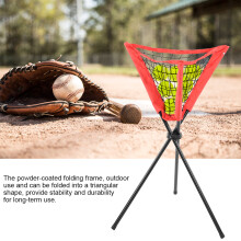 Ballnetztasche Dreieckig Tragbar Rot Training