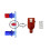 Release Catch with Spring Replacement Kit Compatible with  Wash G1 Wet Roller  Red Catch Release Clip Button Replacement 3