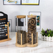 3X Gobelet Jetable Support de Stockage Support Étagère Eau Thé Tasses Distributeur en Bois avec Long Bâton Tasse Présentoir Organisateur,2