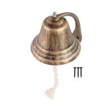 1 PièCes SéRies Grand Vintage en Fonte Sonnette Cloche en Fer Forgé DéCoration Murale Pendentif Maison Jardin Porche Hochet DéCoration