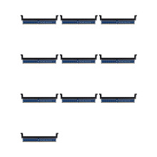 10X DDR4 288-Poliger DIMM-Adapter, Riser, Speichertester, Speicherschutzkarte, Kartenschaltung, Erweiterungskarte, Raiser-Karte, Kleines Ohr