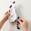 White-Cat Pendulum Wall Clock,Cat Clock,Cat Clock with Moving Tail,Cat Swinging,Whimsical Funny Wall Clocks 5