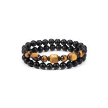 (StyleE)Stone Geometric Beaded Bracelet For Men Women Unisex Fashion Gift Jewelry