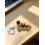 (Chocolate Cake)Keyzonic Dessert Button Keychain With Interactive Design For Home Office Relief Stress 1