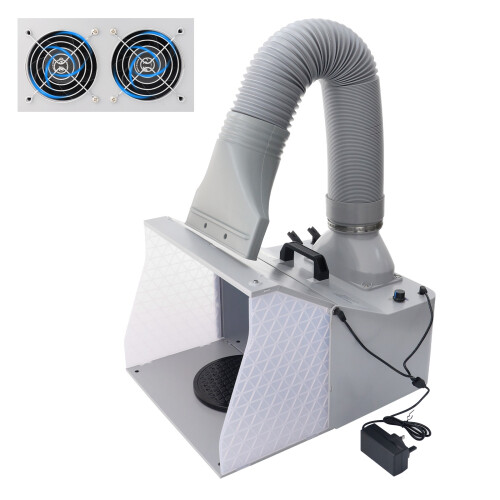 Switzer Switzer Foldable Airbrush Spray Booth With Top Hose 1