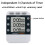4X Digital Dual Kitchen Timer, 3 Channels Count /Down Timer, Triple Cooking Timer, Large Display, Loud Volume Alarm 4