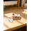(Pink Hamburger)Keyzonic Dessert Button Keychain With Interactive Design For Home Office Relief Stress 10