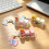 (Pink Hamburger)Keyzonic Dessert Button Keychain With Interactive Design For Home Office Relief Stress 6