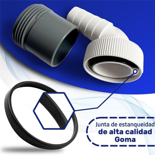 2Pcs Washing Machine Drain Adapter Input Diameter 18-24MM and Pipe Diameter 40MM Clamp PVC Dishwasher 1