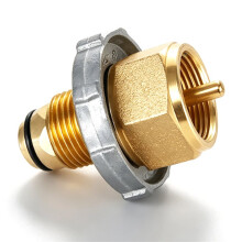 Gas Propane Refill Adapter Aluminum Alloy Refill Output Converter Adapter Camping Bottle Propane Transfer Nozzle