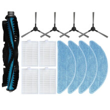Accessory Set for Clever&Clean L-Series 707: Main Side Brush Mop Filter,B