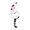 White-Cat Pendulum Wall Clock,Cat Clock,Cat Clock with Moving Tail,Cat Swinging,Whimsical Funny Wall Clocks 1