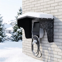 WallBoxes Electric Vehicle Charging Station Protective Roof Accessories Charging Post Stainless Steel Cover