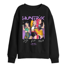 (12-13 Years, Black) K-Pop Demon Hunters Childrens/Kids Singing Signature Sweatshirt
