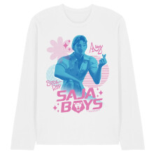 (XXL, White) K-Pop Demon Hunters Unisex Adult Romance Saja Boys Long-Sleeved T-Shirt