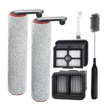 Filtre de Rechange et Filtre HEPA pour Aspirateur Eau et Poussière Sans Fil pour H12 Pro, H12 Dual et G10 Pro, Brosses Rotatives, Filtres