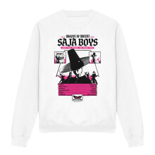 (XXL, White) K-Pop Demon Hunters Unisex Adult Saja Boys Unalive Poster Sweatshirt