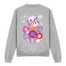 (M, Athletic Heather) K-Pop Demon Hunters Unisex Adult Soda Pop Saja Boys Mascot Sweatshirt