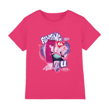 (9-11 Years, Hot Pink) K-Pop Demon Hunters Childrens/Kids Mira Scrapbook T-Shirt