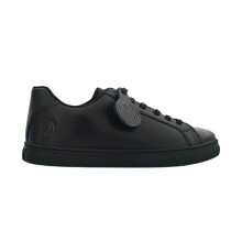 (3 UK, Black) Pretty Green Boys Latham Moc Toe Formal Shoes