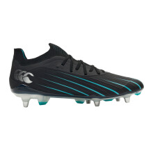 (6.5 UK, Black/Green) Canterbury Unisex Adult Speed Falcon 2.0 Elite Soft Ground Rugby Boots