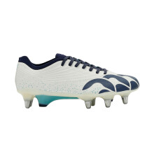 (6.5 UK, White/Green) Canterbury Mens Stampede Groundbreak Elite Soft Ground Rugby Boots