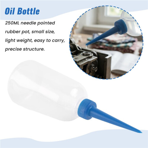 2 Pcs Soft Plastic Industry Sewing Machine Oil Liquid Bottle 250ml 1