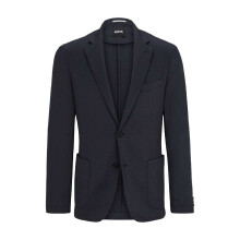 (M, Dark Blue) Boss Mens Hanry Structured Tailored Jacket