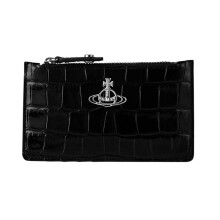 Vivienne Westwood Crocodile Print Leather Card Holder