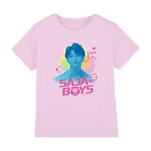 (7-8 Years, Pink) K-Pop Demon Hunters Childrens/Kids Saja Boys Soda Pop Jinu T-Shirt