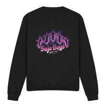 (XXL, Black) K-Pop Demon Hunters Unisex Adult Saja Boys Floating Sweatshirt