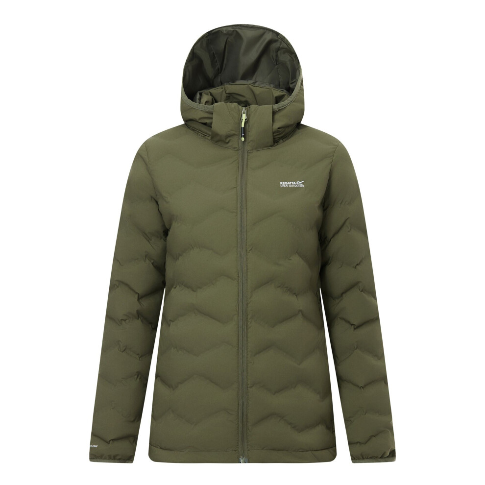 Regatta Women's / Deyla Quilted Padded Jacket - Olive Night - 16 Uk - Olive Night - 100% Recycled Polyester - Image 2