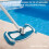 Pool Vacuum  Side Brushes Swivel Hose Connection Pole Handle for Swimming Pools 3