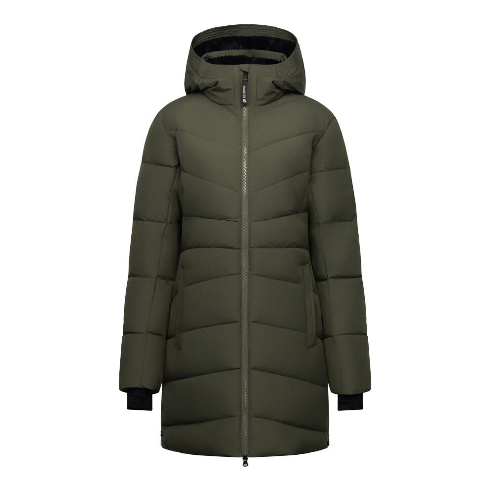 Regatta Women's Dark / Slim Padded Jacket - Khaki - 12 Uk - Khaki - 100% Recycled Polyester - Image 2