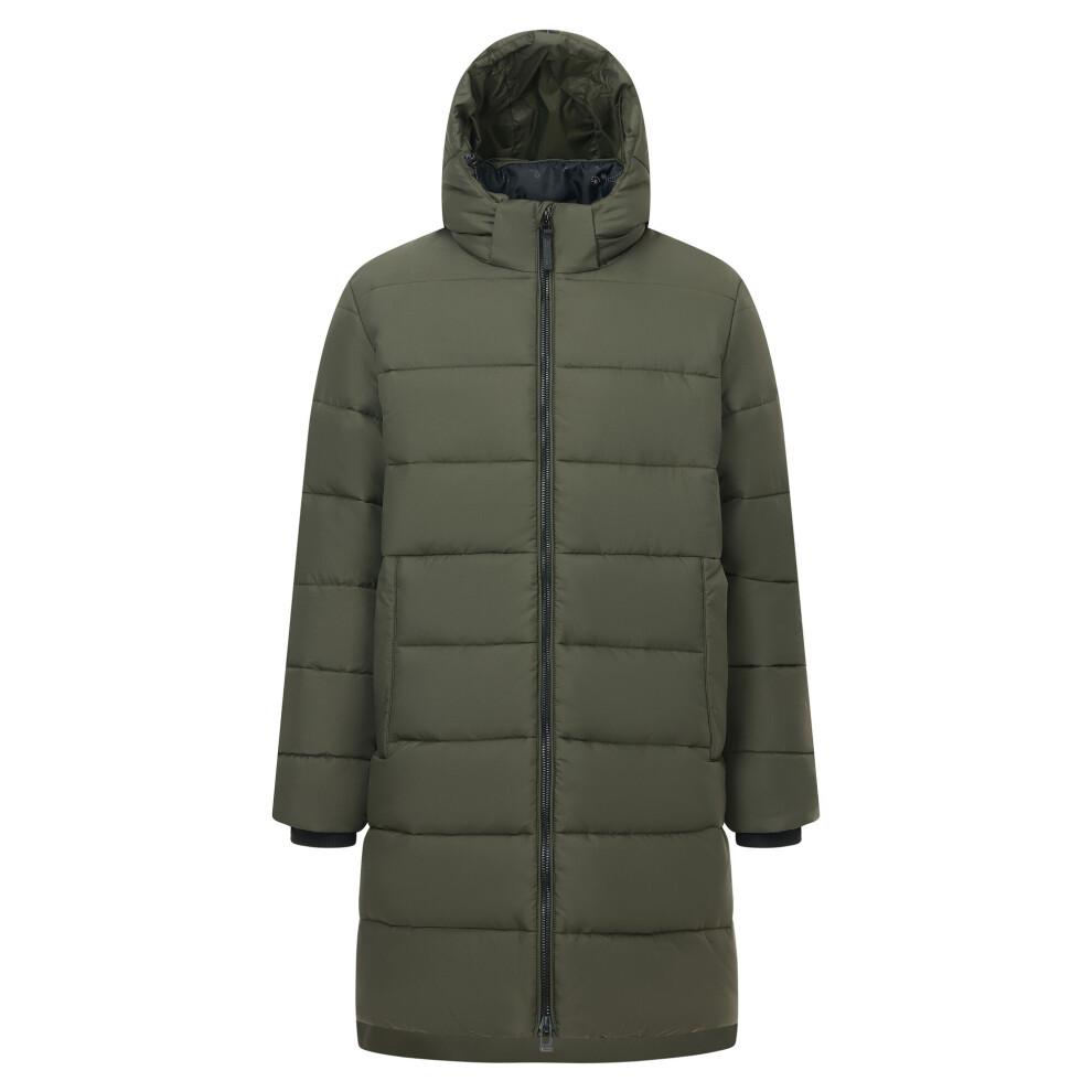 Regatta Men's Dark Montor Water Repellent Padded Jacket - Khaki - 3XL - Khaki - 70% Polyester/30% Recycled Polyester - Image 2