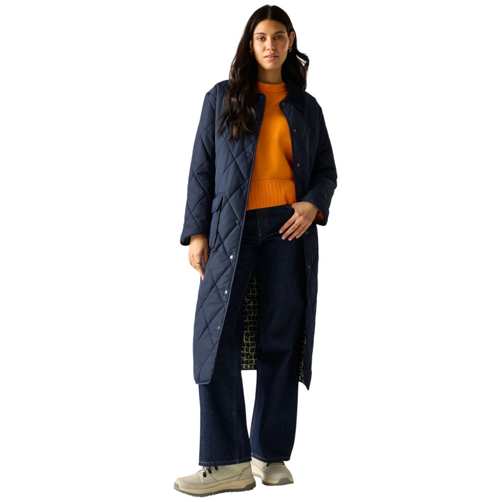 Regatta (18 Uk, Navy) Womens/Ladies Orla Kiely Eclipse Mid Length Jacket