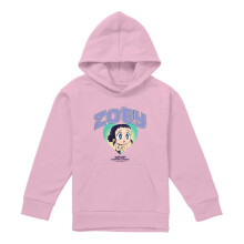 (7-8 Years, Light Pink) K-Pop Demon Hunters Childrens/Kids Zoey Collegic Pullover Hoodie