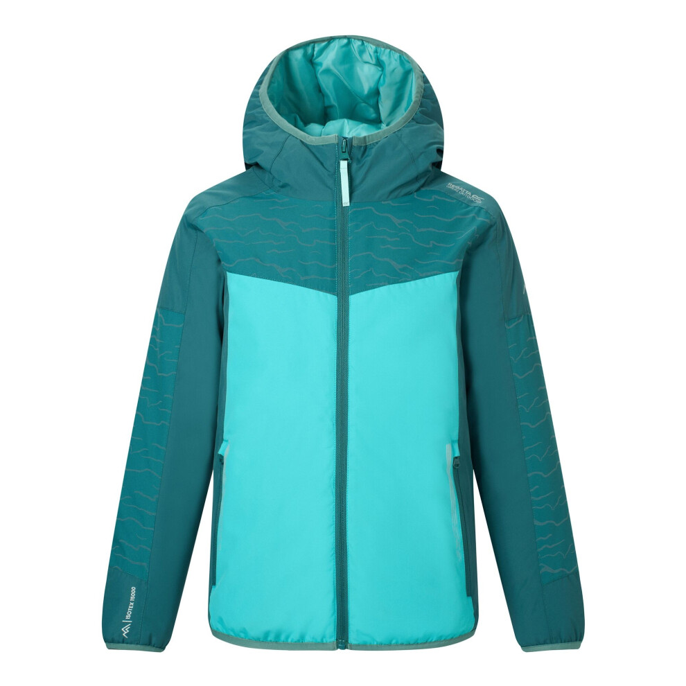 Regatta Boys Blue Childrens/ Illuma Reflective Waterproof Insulated Jacket - Size 3 Years/4 Years Kids - Image 3