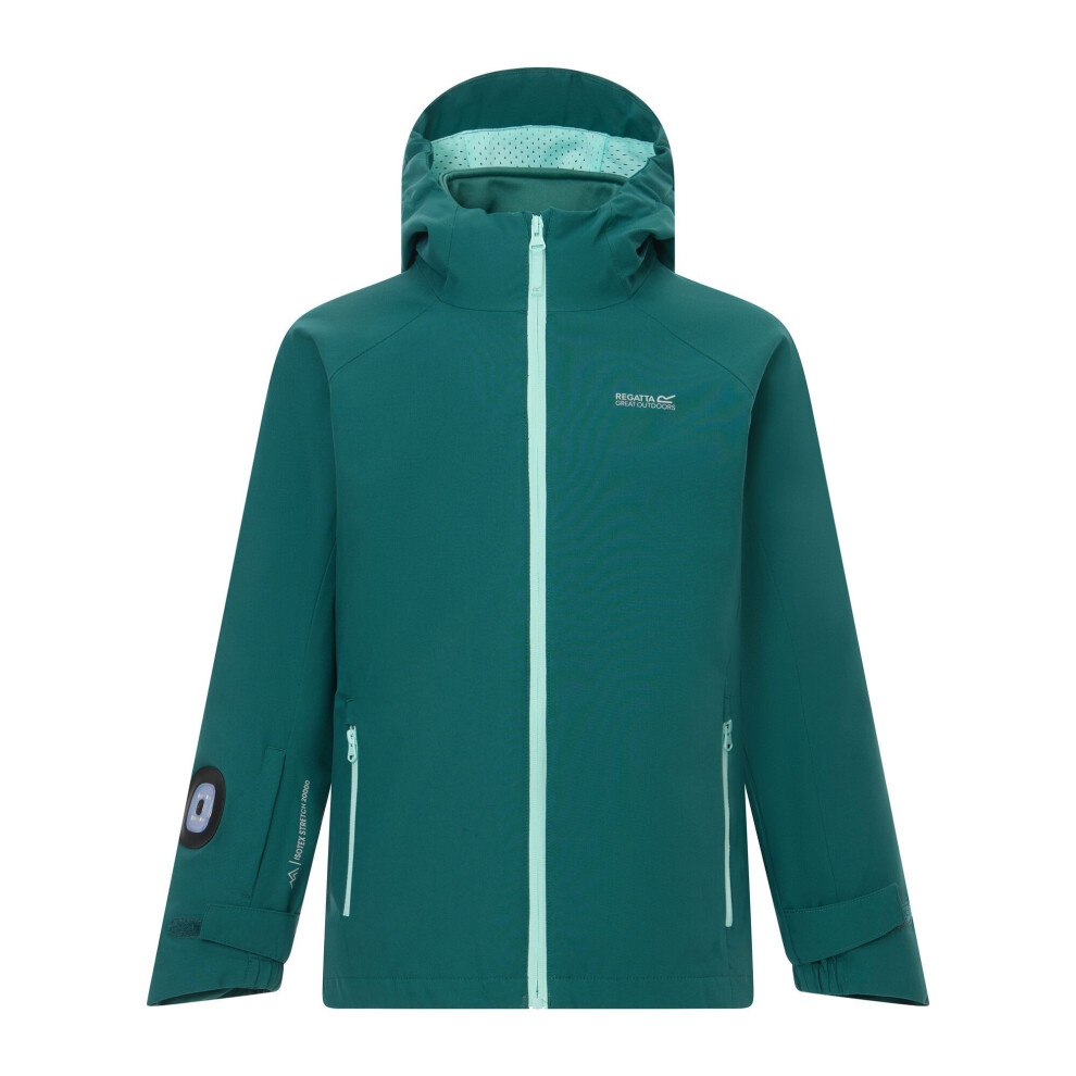 Regatta Boys Green Childrens/ Trekktain 3 1 Jacket - Size 13 Years Kids - Image 3
