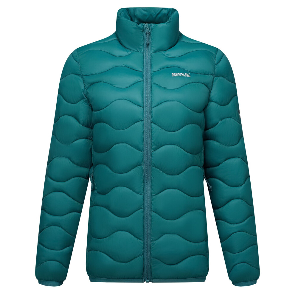 Regatta Women's / Hydi Insulated Padded Jacket - Mediterranea - 14 Uk - Mediterranea - 100% Polyamide - Image 2
