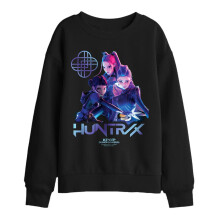 (12-13 Years, Black) K-Pop Demon Hunters Childrens/Kids Huntrix Group Sweatshirt