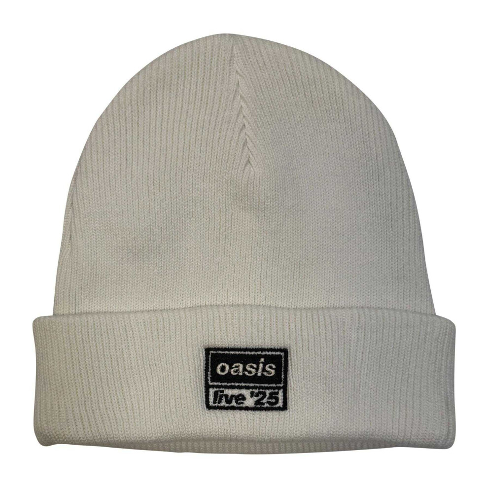 Oasis Unisex Adult Live '25 Embroidered Logo Beanie