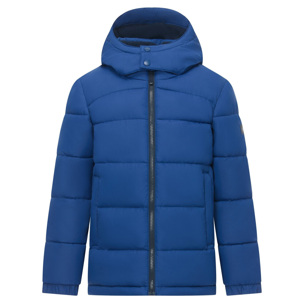 Regatta Rover Padded Jacket for Kids, Blue, 9-10 Years, Insulated Quilted Winter Coat with Fleece Lining and Water Repellent Finish - Image 3