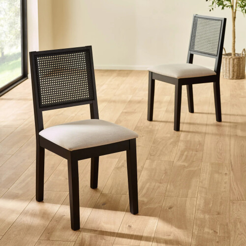 Knoxley Set of 2 Black Dining Chairs 1