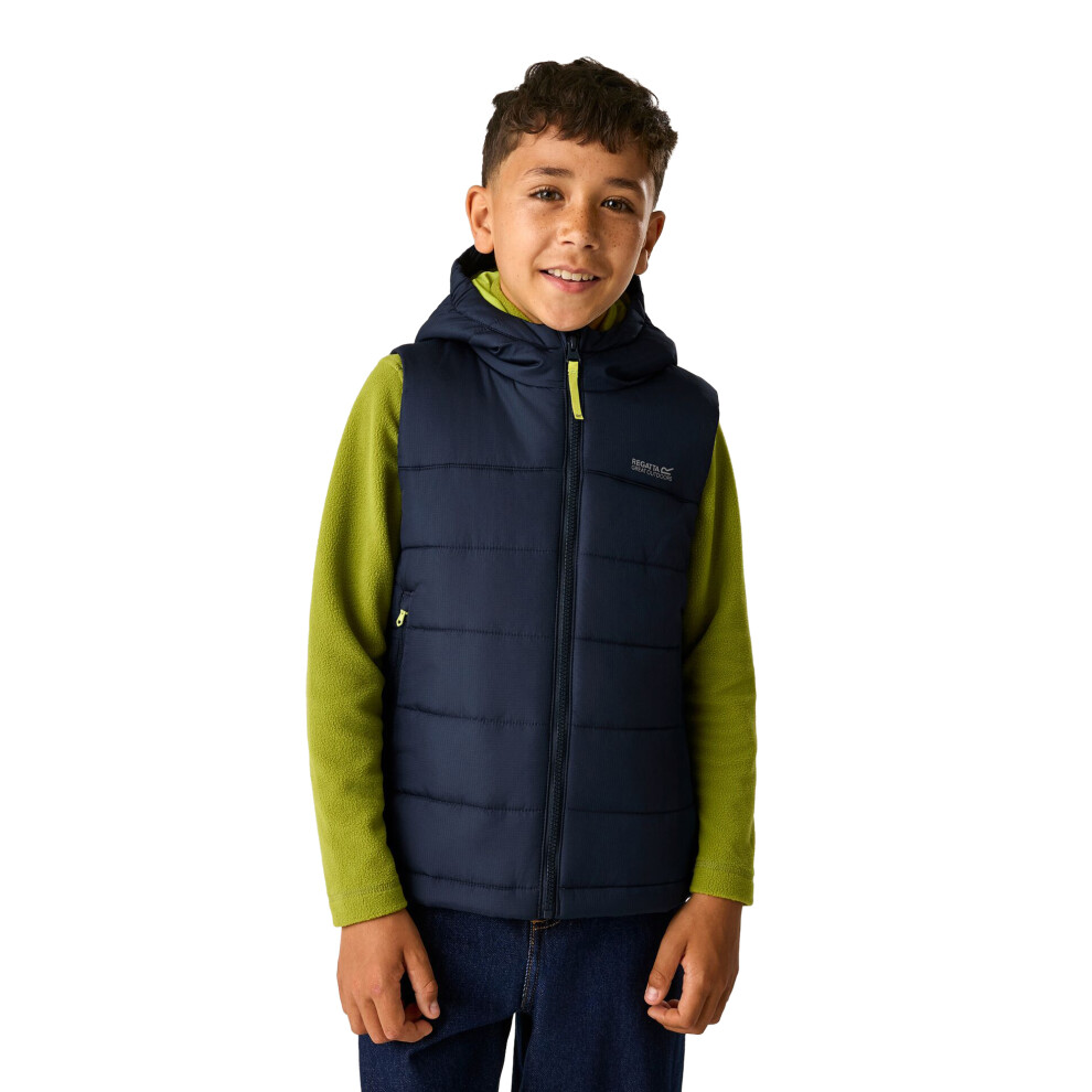 Regatta (15-16 Years, Navy/Wild Lime) Childrens/Kids Lofthouse Body Warmer