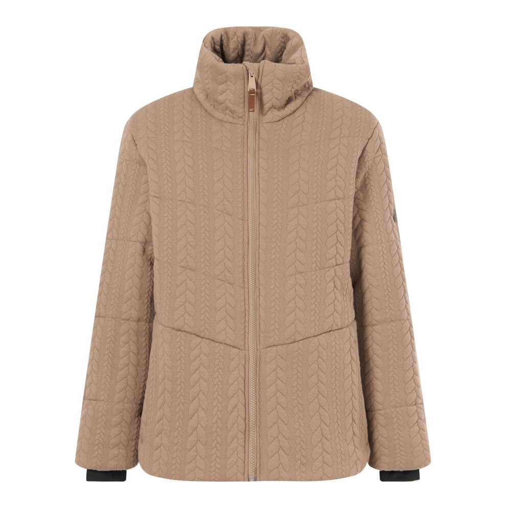 Regatta Women's Amaryl Cable Knit Padded Jacket in Brown, Size 18 UK - Image 3