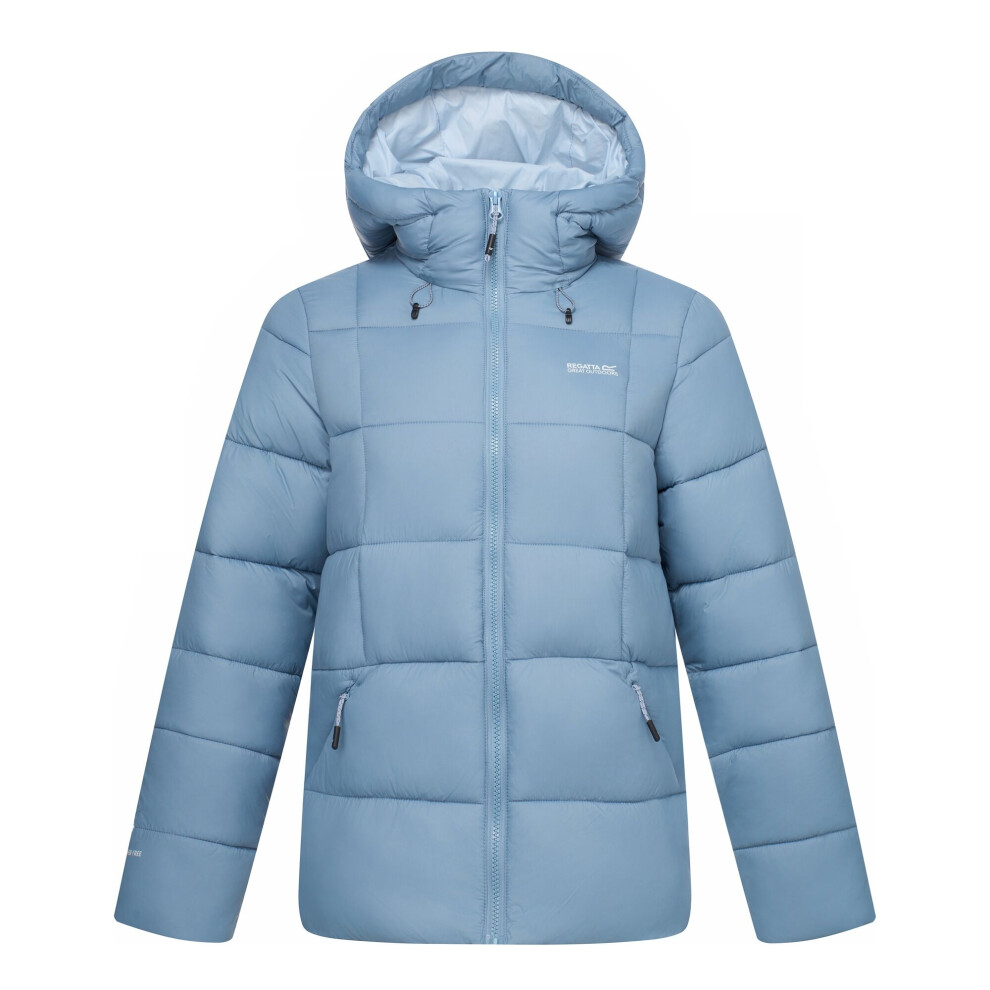Regatta Women's Pink/Blue / Eyre Padded Jacket - Size 14 - Image 3