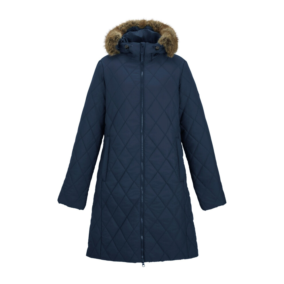 Regatta Women's / Fionne Long Length Jacket - Navy - 26 Uk - Navy - 100% Mixed - Image 2